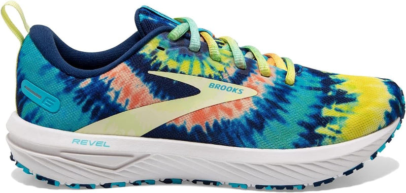 Women's Brooks Revel 6, Blue/Bachelor Button/White, 9 B Medium