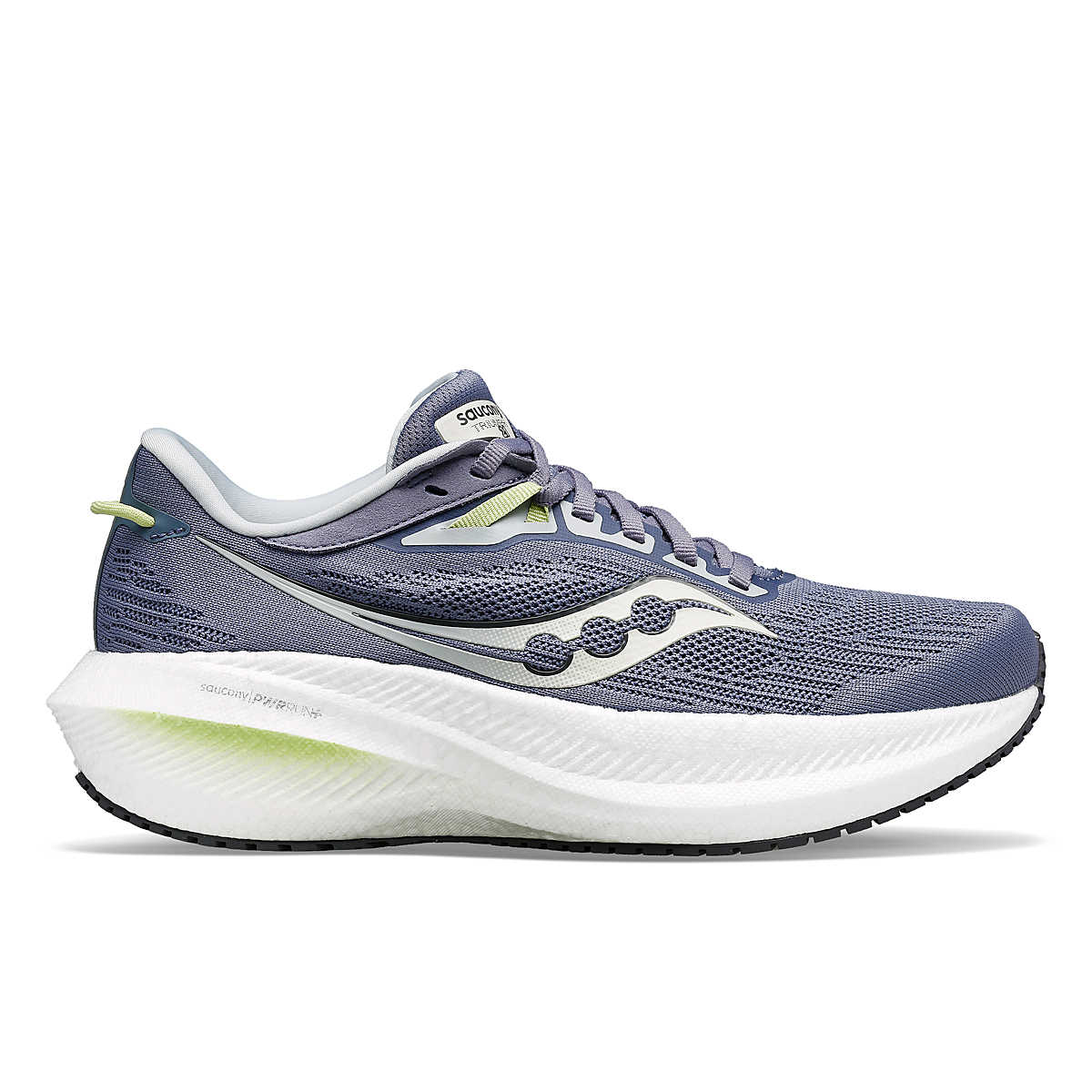 Women's Saucony Triumph 21, Iris/Fern, 7 B Medium