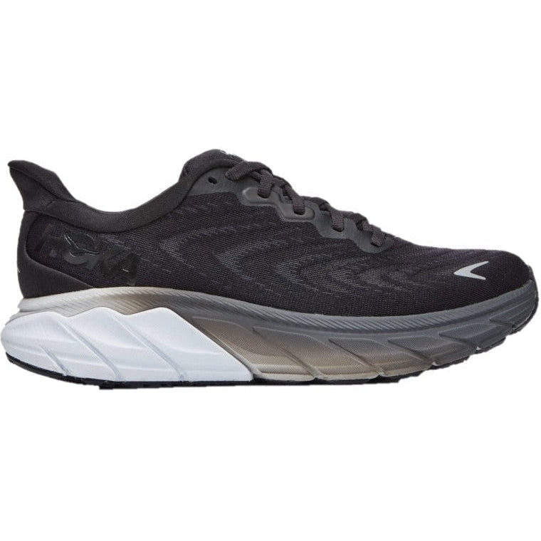 Women's Hoka One One Arahi 6, Black/White, 12 D Wide
