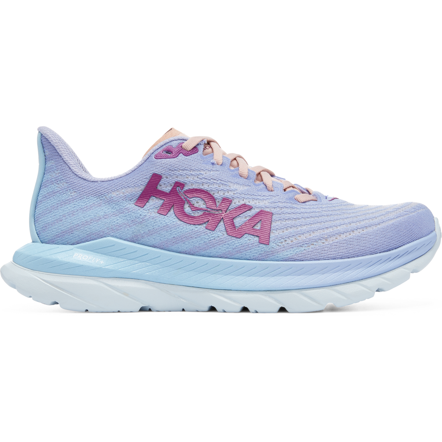 Women's Hoka One One Mach 5, Baby Lavander/Summer Song, 11 B Medium