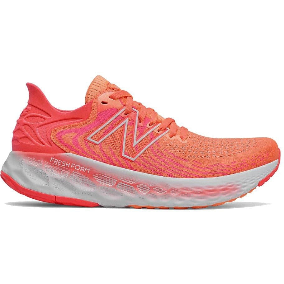 Women's New Balance Fresh Foam 1080 v11, Citrus Punch/Vivid Coral, 10 B Medium