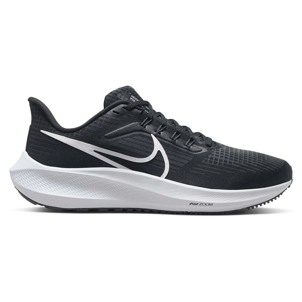 Women's Nike Air Zoom Pegasus 39, Black/White/Dark Smoke Grey, 9.5 B Medium