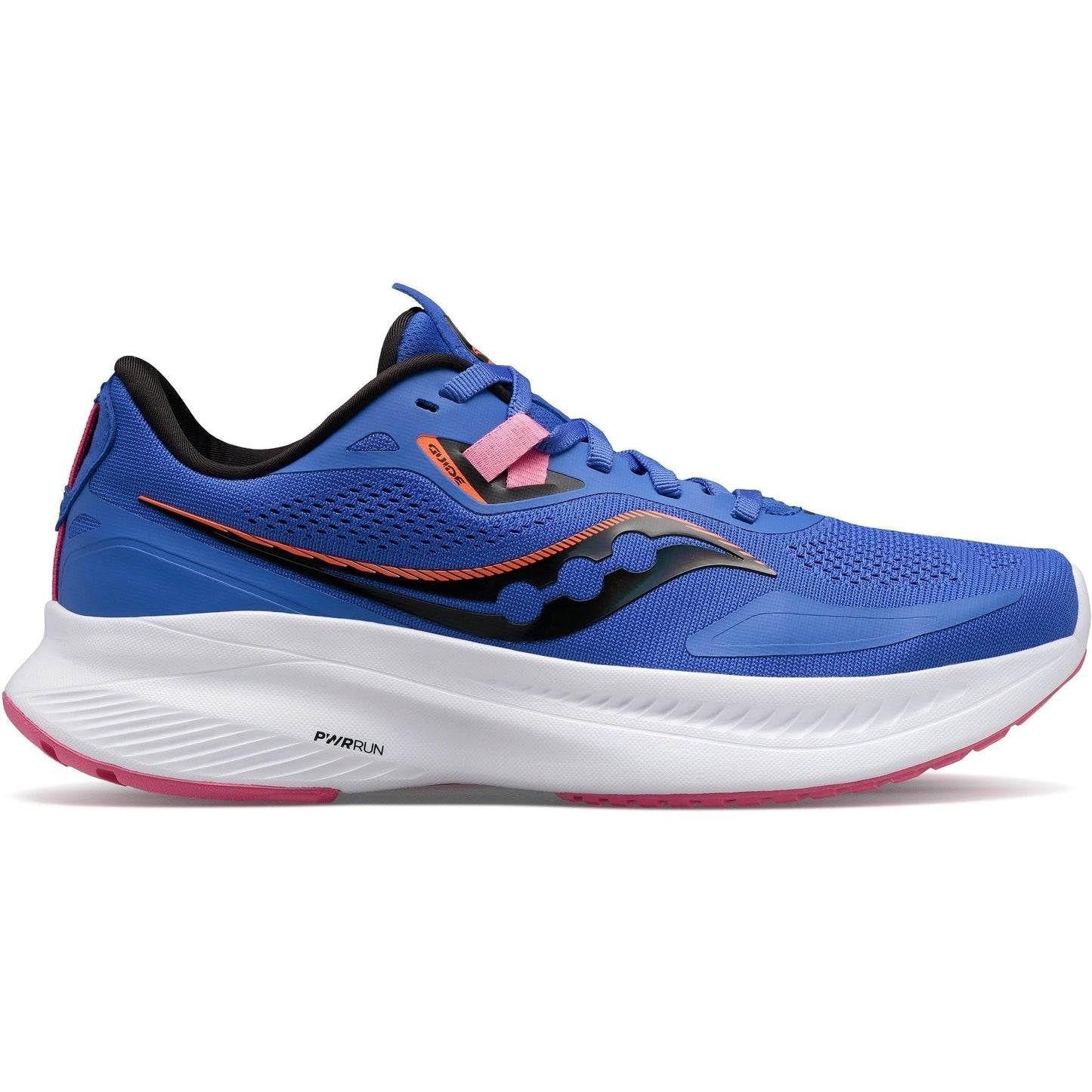 Women's Saucony Guide 15, Blue Raz/Zest, 7.5 B Medium
