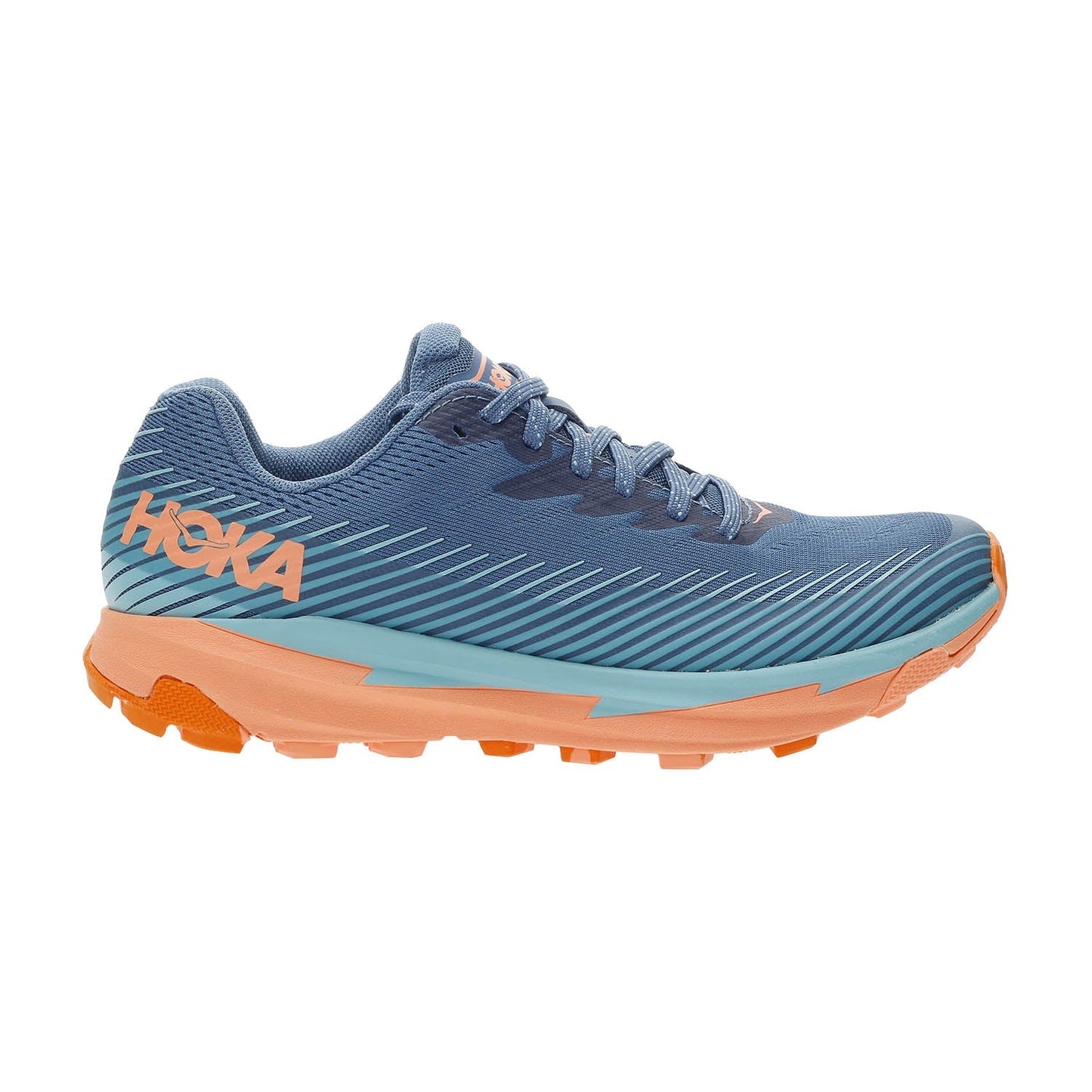 Women's Hoka One One Torrent 2, Real Teal/Cantaloupe, 10 B Medium