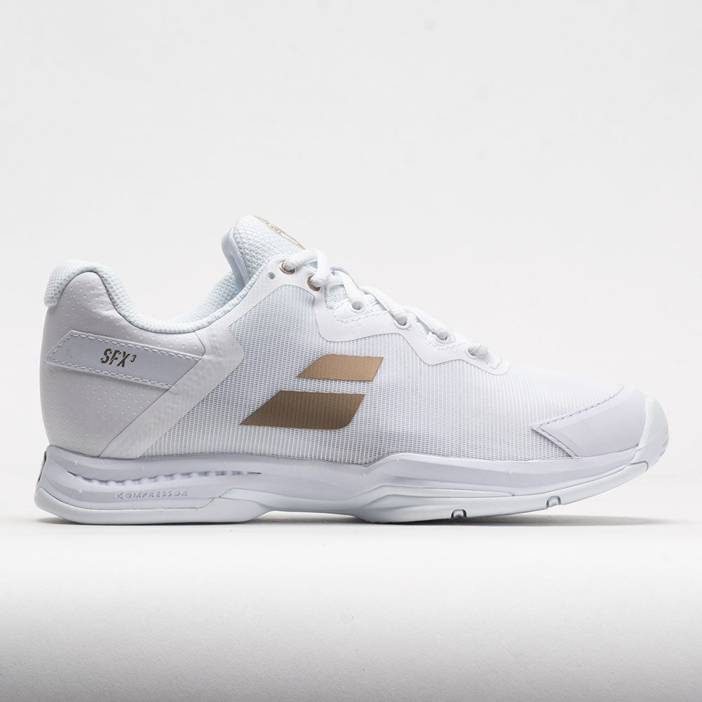 Babolat SFX3 Women's  Wimbledon White/Gold