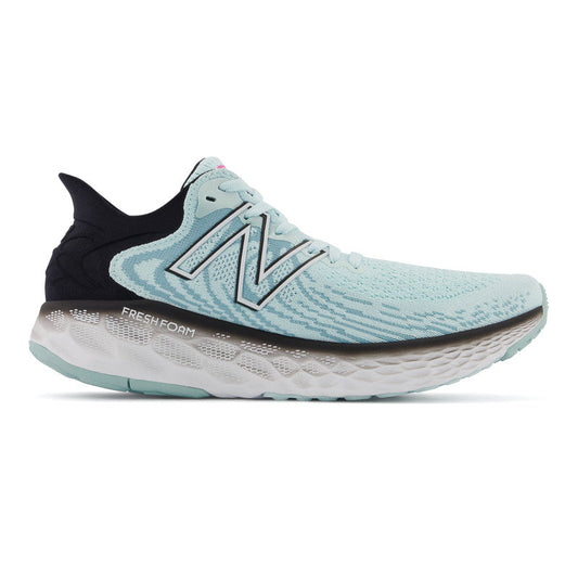 Women's New Balance Fresh Foam 1080 v11, Pale Blue Chill/Black, 10 B Medium