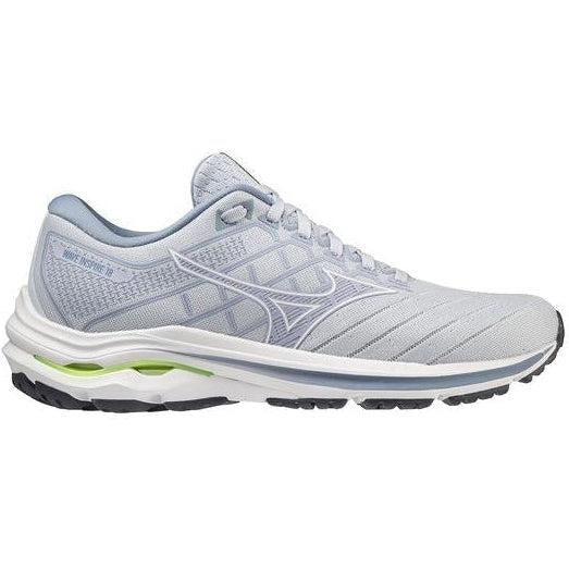 Women's Mizuno Wave Inspire 18, Heather/White, 8 B Medium