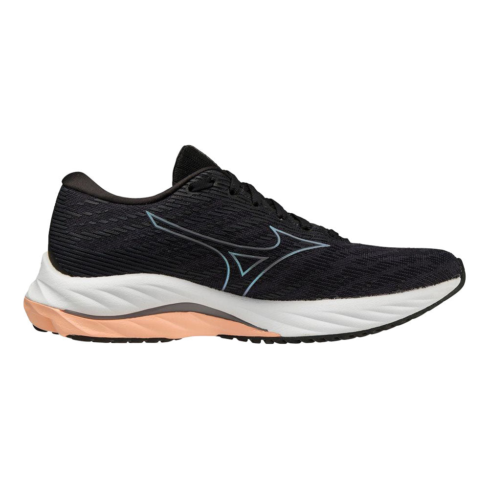 Women's Mizuno Wave Rider 26, Odyssey Grey/Quicksilver, 9.5 B Medium