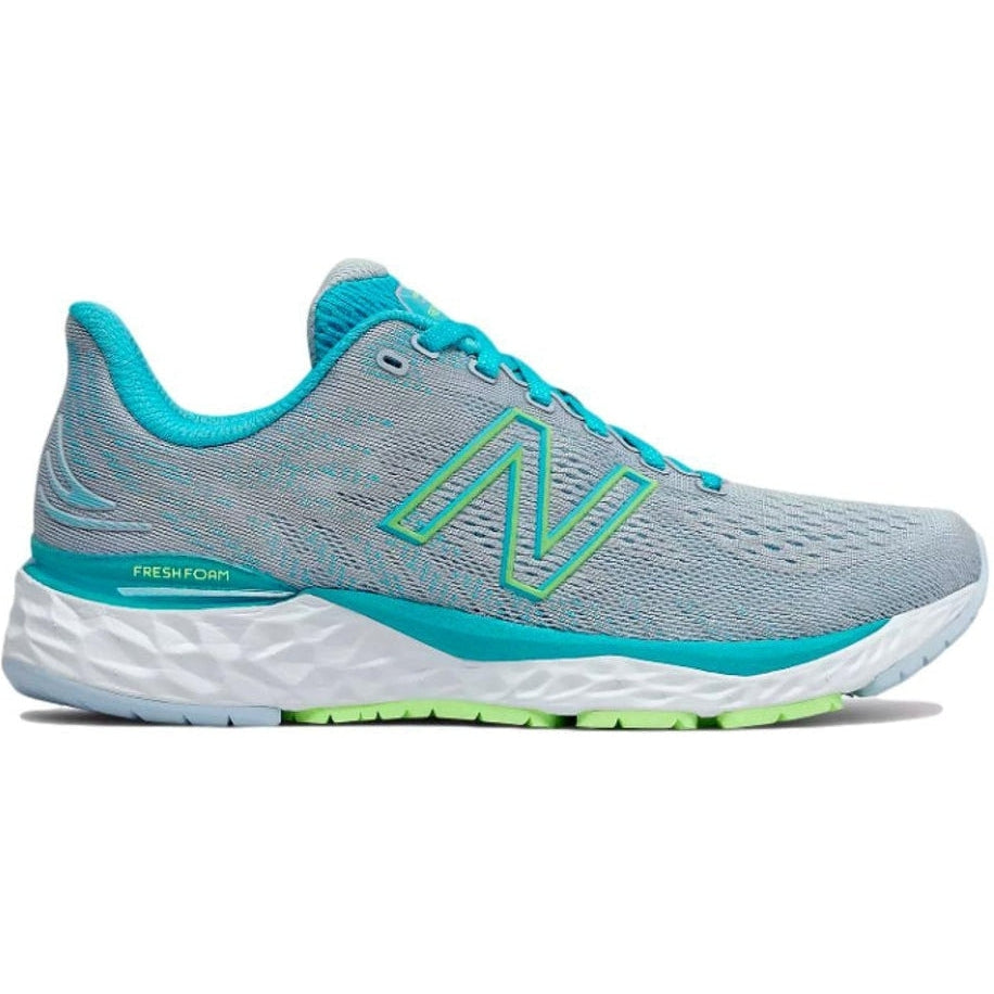 Women's New Balance Fresh Foam 880 v11, Light Cyclone/Virtual Sky, 7 B Medium