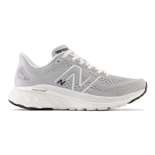 Women's New Balance Fresh Foam X 860v13, Aluminum Grey/Quartz Grey, 9 B Medium