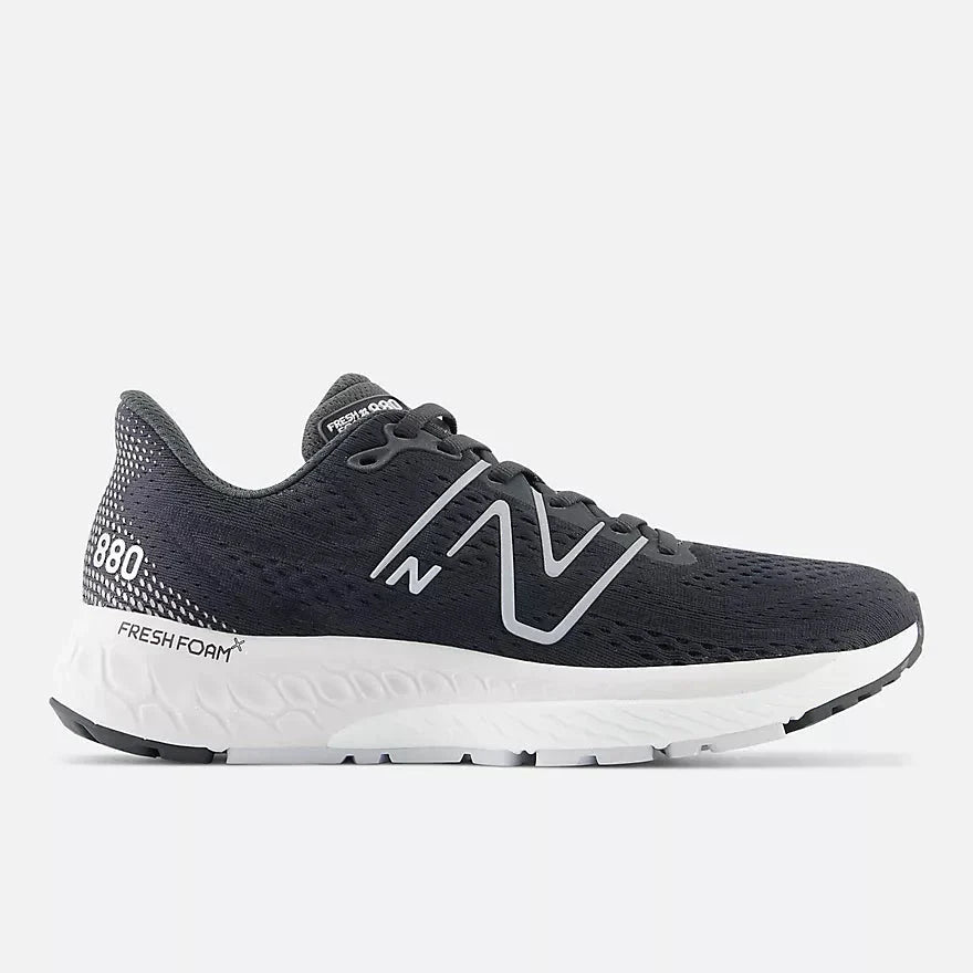 Women's New Balance Fresh Foam X 880v13, Grey/Black, 8 B Medium