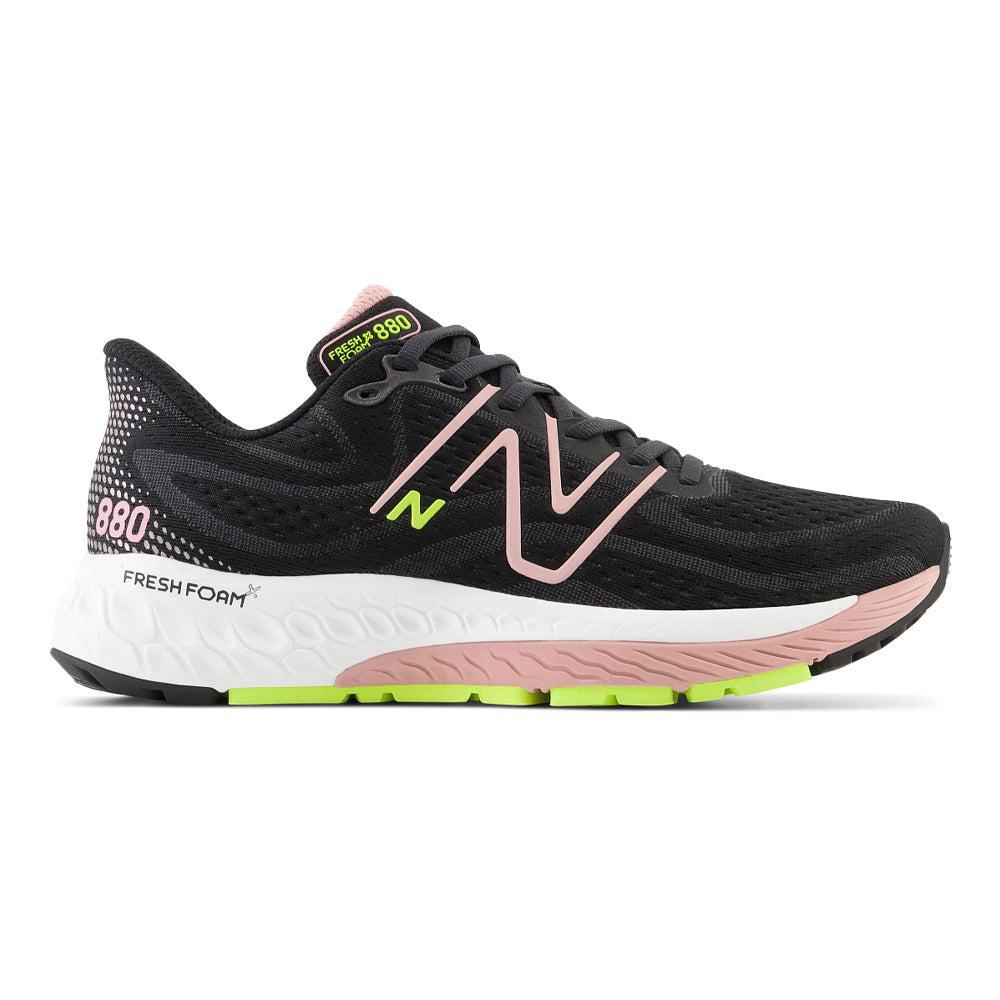 Women's New Balance Fresh Foam X 880v13, Black/Pink Moon, 8.5 B Medium