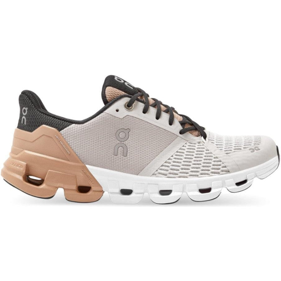 Women's On Cloudflyer, Glacier/Rosebrown, 10.5 B Medium