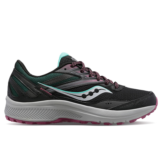 Women's Saucony Cohesion TR15, Black/Dusk/Mint, 8 D Medium