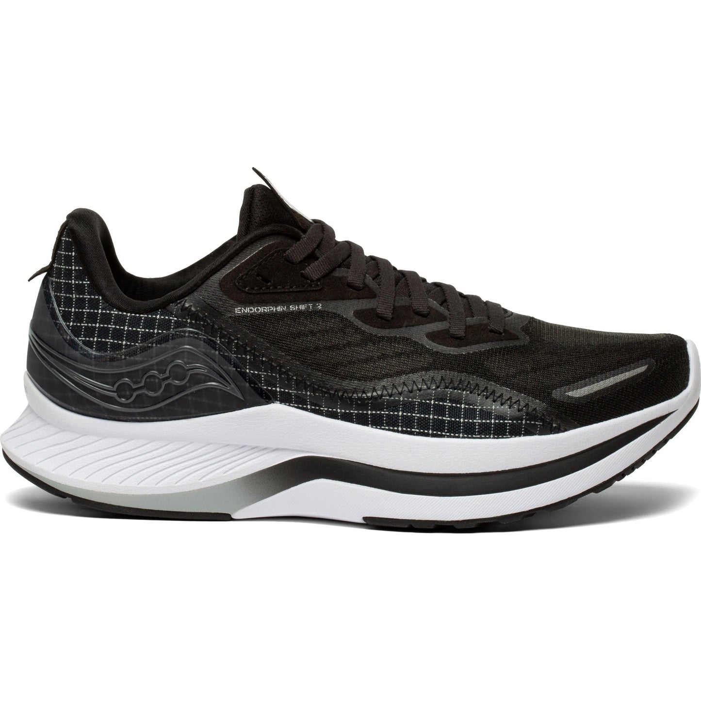 Women's Saucony Endorphin Shift 2, Black/White, 10 B Medium