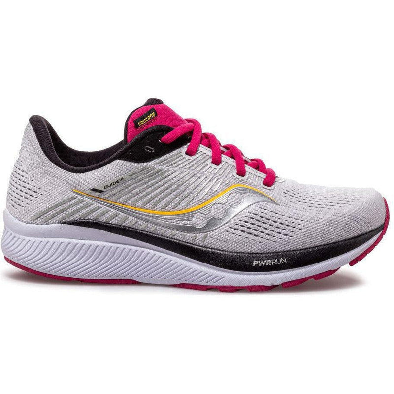 Women's Saucony Guide 14, Alloy/Cherry, 10.5 D Wide