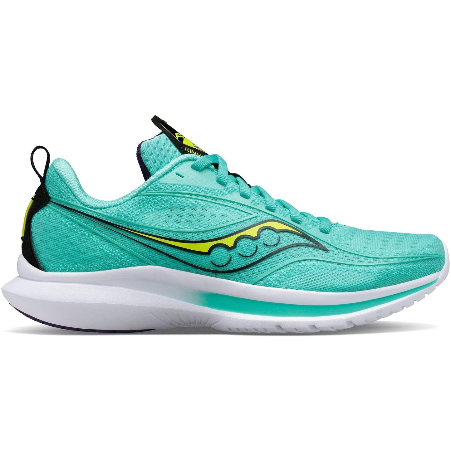 Women's Saucony Kinvara 13, Cool Mint/Acid, 6 B Medium