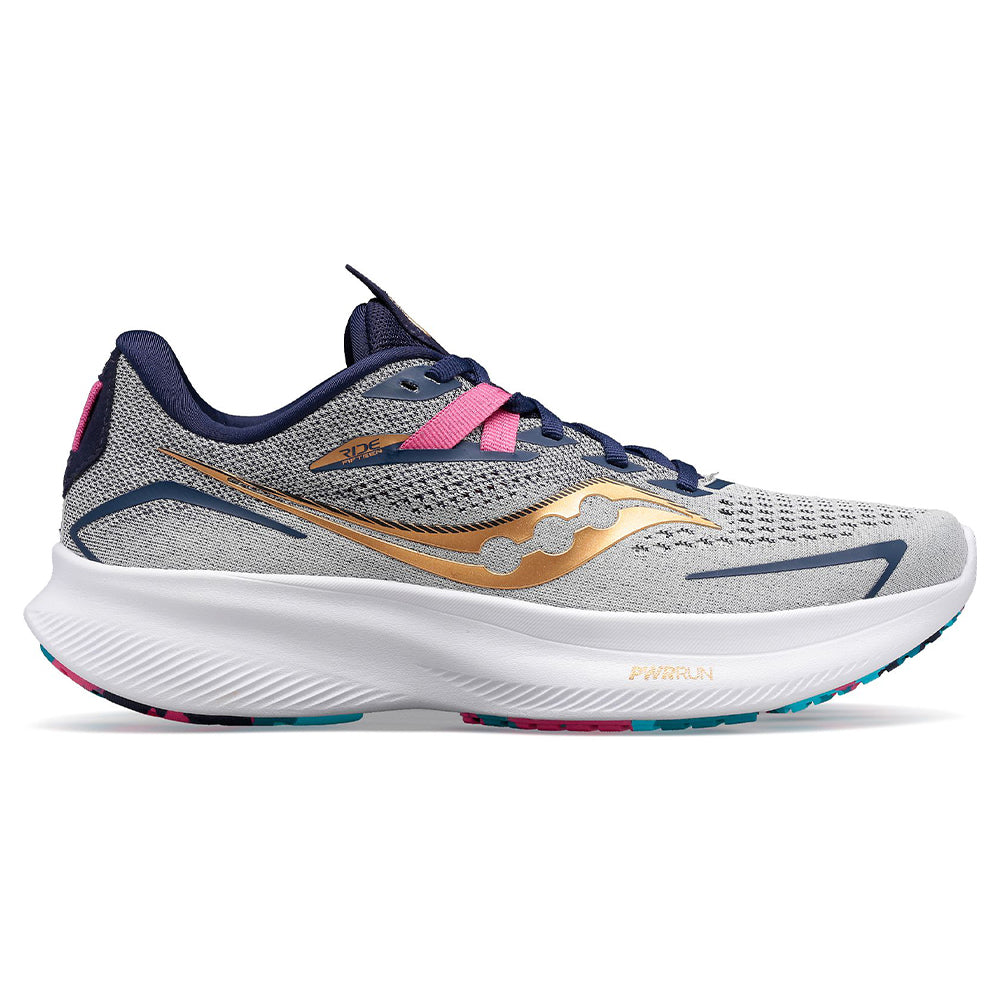 Women's Saucony Ride 15, Prospect Glass, 9 B Medium