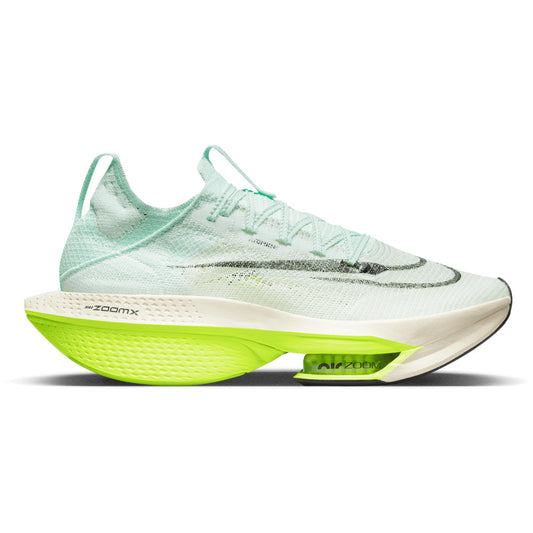 Women's Nike Air Zoom Alphafly NEXT% 2, Mint Foam/Volt, 8 B Medium