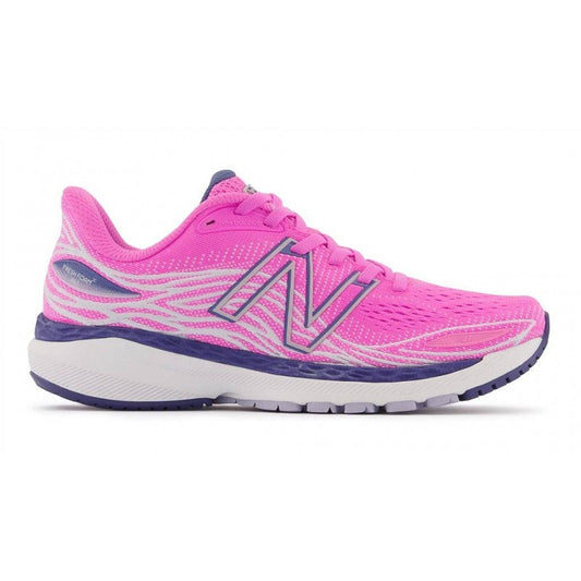Women's New Balance Fresh Foam X 860v12, Vibrant Pink/Violet Haze/Night Sky, 8.5 B Medium