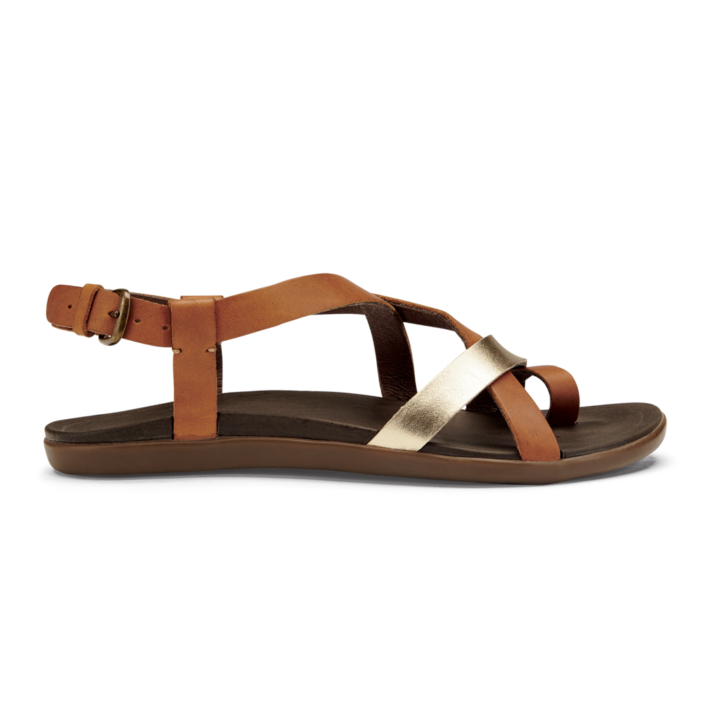 Women's Olukai Upena, Mustard/Bubbly, 9 B Medium