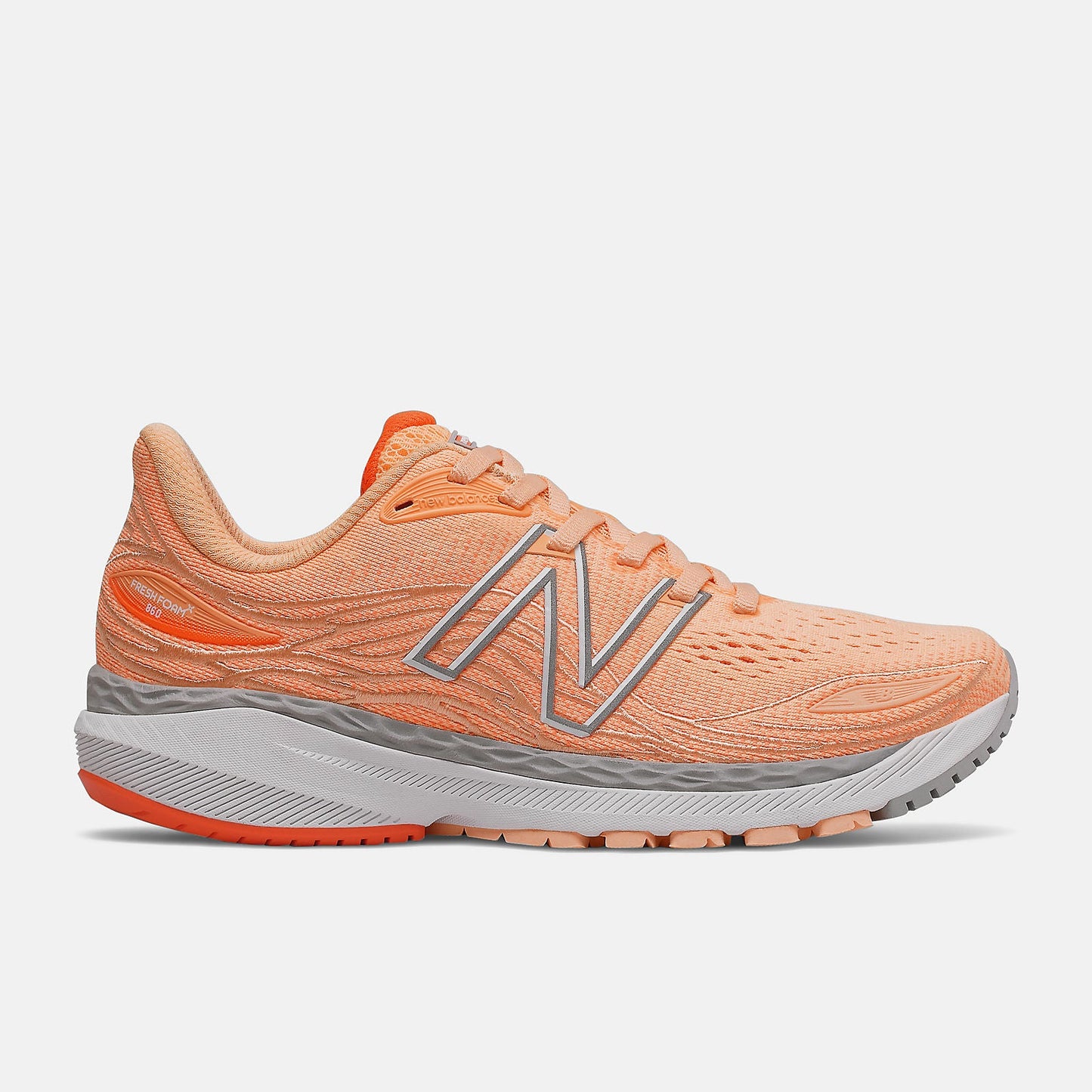 Women's New Balance Fresh Foam X 860v12, Light Mango, 9 D Wide